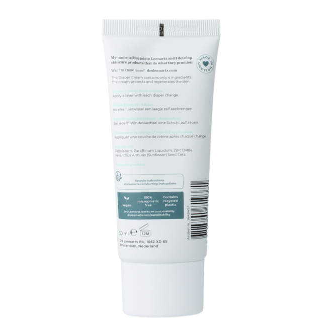 Baby nappy cream tube 50ml