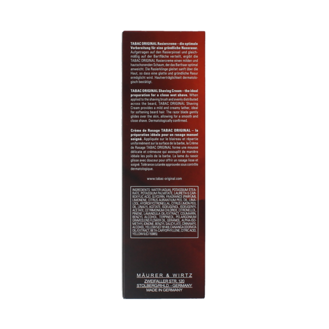 Original shaving cream 100 Millilitre