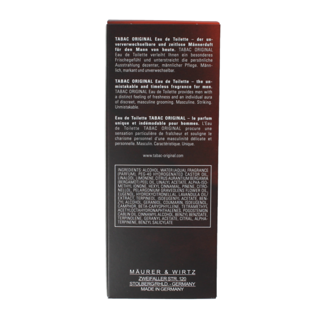 Original eau de toilette vaporisateur naturel 100 millilitres