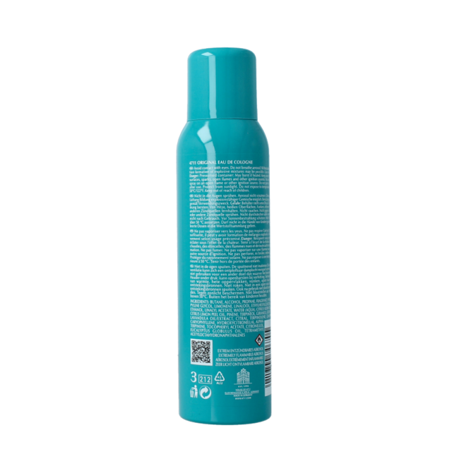 Eau de cologne deo spray 150 Milliliter