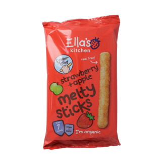 Ella's Kitchen Ella's Kitchen Melty Sticks Strawberry & Apple 7+ Months Organic 16g