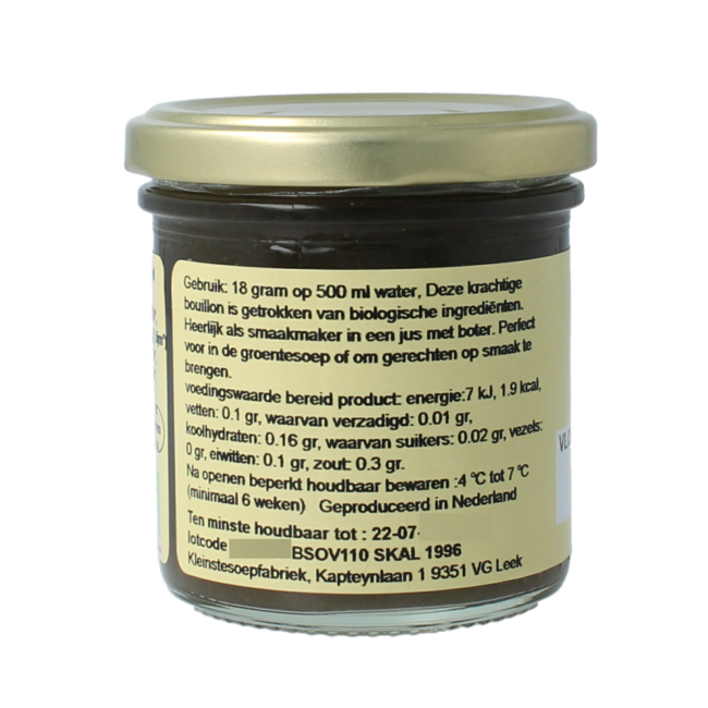 Kleinstesoepfabriek Organic Liquid Beef Stock Cube 150ml