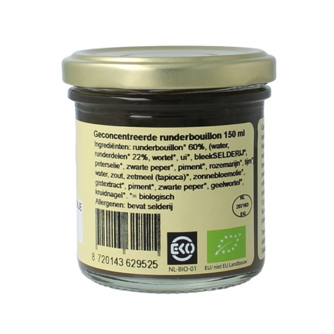 Kleinstesoepfabriek Bouillon de bœuf liquide bio 150 ml