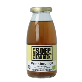Kleinstesoepfabriek Drinkbouillon rund bio 245 Milliliter