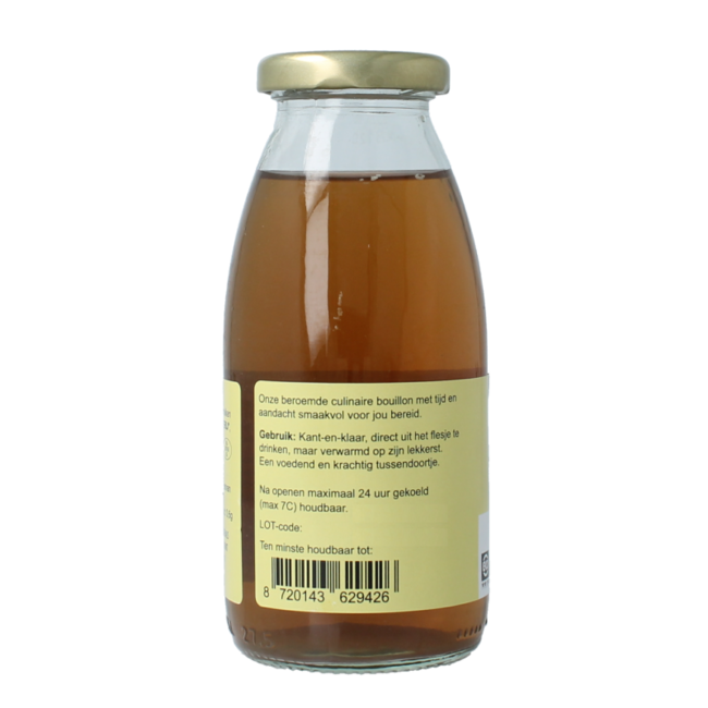 Caldo de ternera ecológico para beber 245 ml