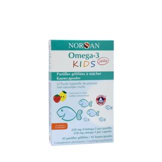 NORSAN Omega-3 kids jelly gummies 45 unidades
