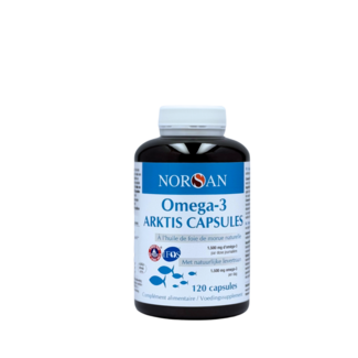 NORSAN NORSAN Omega-3 arktis natuurlijke levertraan 120 Capsules