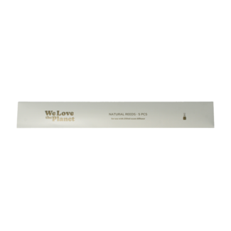 We Love The Planet Bâtonnets diffuseurs en roseau naturel pour diffuseur 250 ml 5 pièces