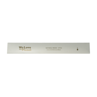 We Love The Planet Natürliche Schilfrohr-Duftstäbchen für 250-ml-Diffusor 5 Stück