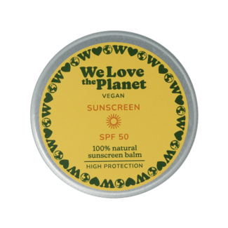 We Love The Planet Vegan Sunscreen Balm SPF50 35 Grams