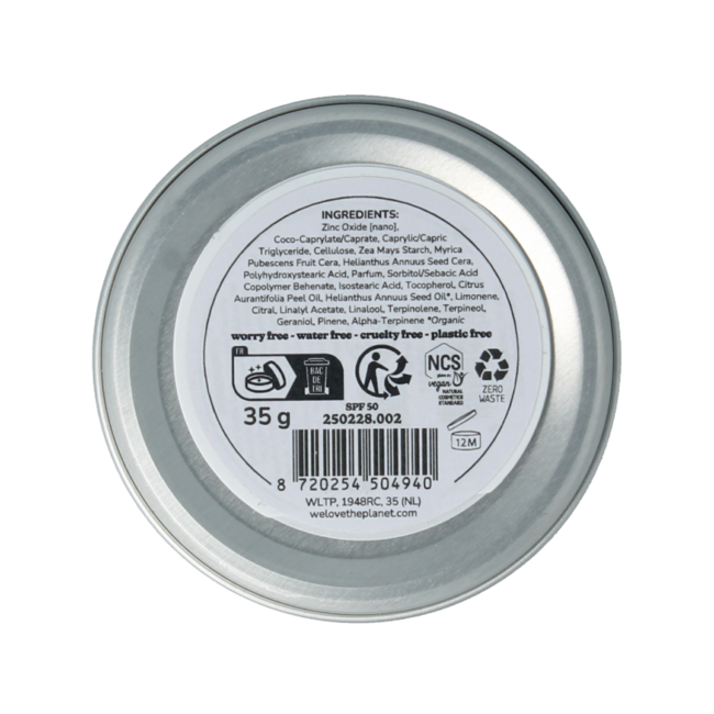 Bálsamo solar vegano SPF50 35 gramos