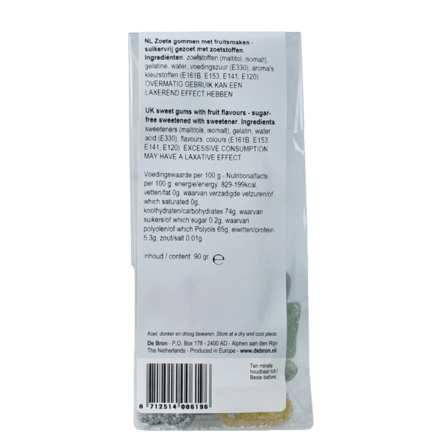 De Bron Pokerfruit bez cukru 90 Gram