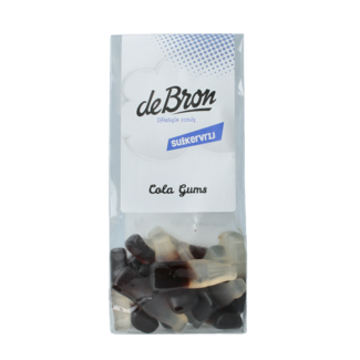 De Bron De Bron Cola gums sugar-free 90 Gram