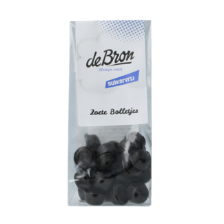 De Bron De Bron Sugar-Free Sweet Liquorice Balls 90 Gram
