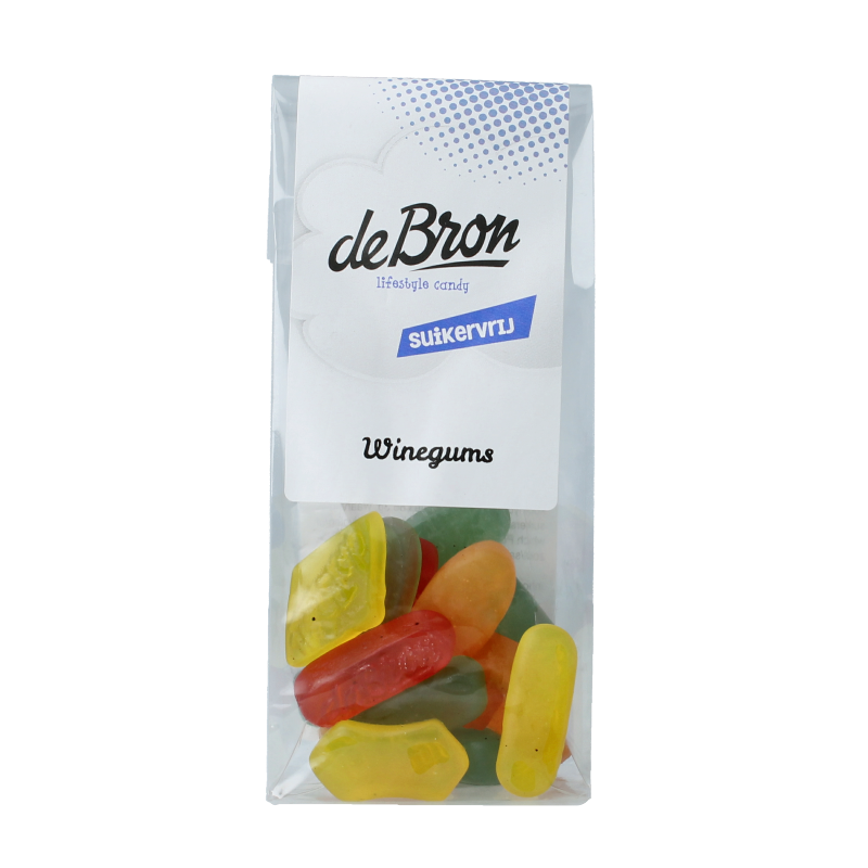 De Bron Winegums suikervrij 90 Gram