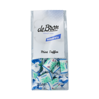 De Bron De Bron Mint toffee sugar-free 70 Gram