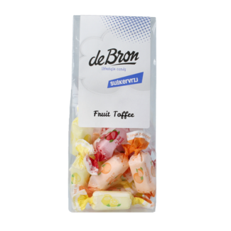 De Bron De Bron Fruit toffee sugar-free 70 Gram