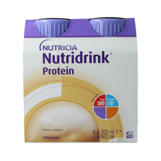 Nutridrink Nutridrink Protein mokka 200ml 4 Stuks