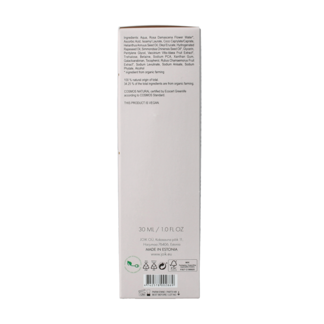 Joik Organics Re-boost Glow Serum iluminador 30 ml