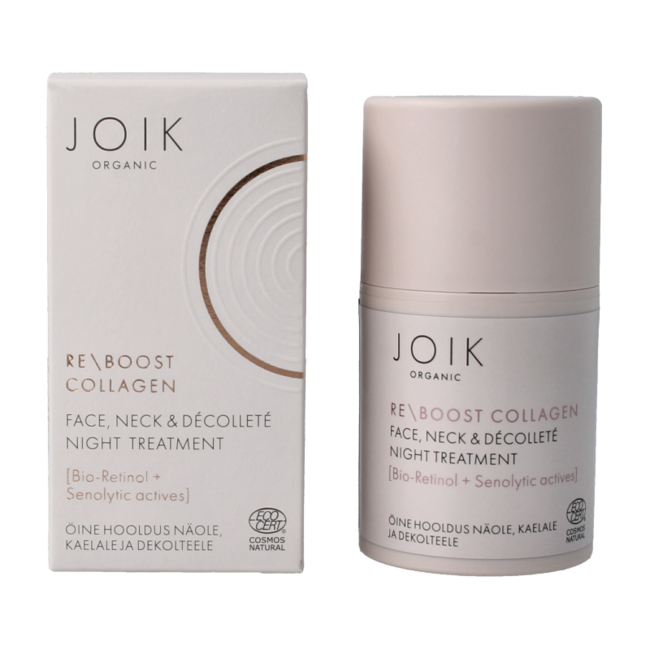 Soin de nuit re-boost collagène visage et cou 50 ml