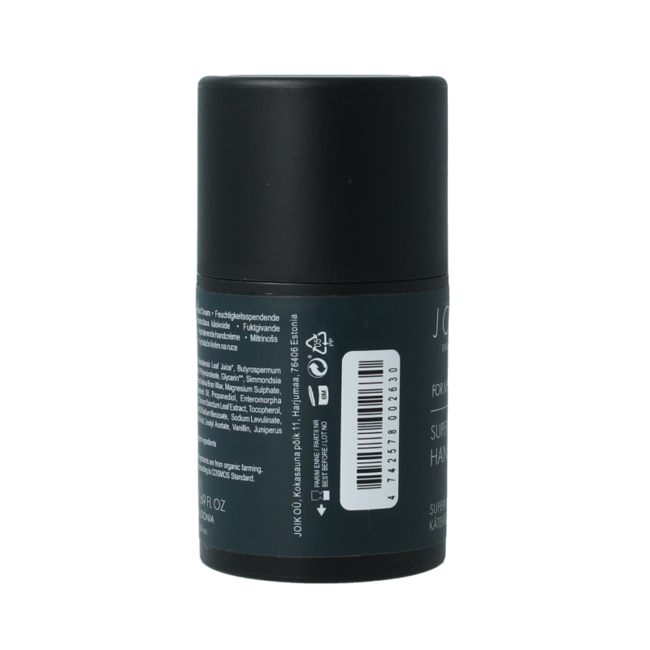 Joik Organics Men crema de manos súper hidratante 50 mililitros