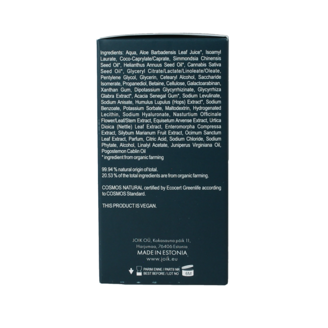 Joik Organics Men moisture & calm Gesichtscreme 50 Milliliter