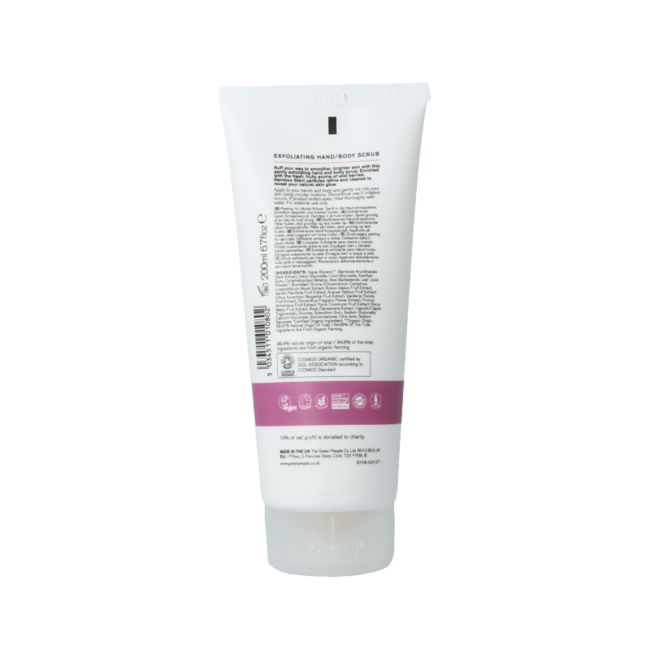 Green People Hand & body scrub exfoliating 200 Millilitres