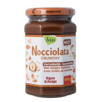 Rigoni Rigoni Nocciolata crunchy bio 400 Gramos