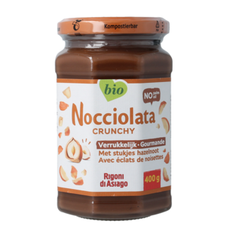 Rigoni Rigoni Nocciolata crunchy organic 400 Gram