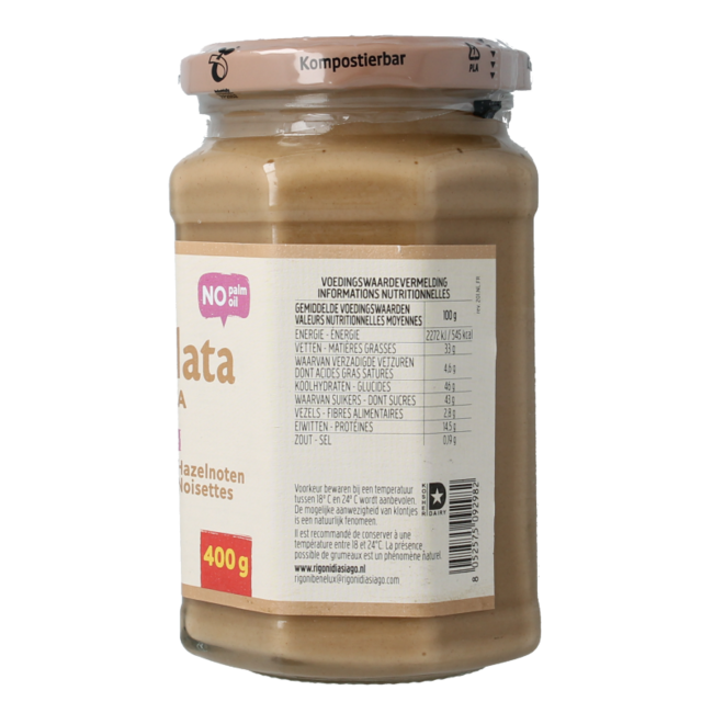 Organic Nocciolata Bianca 400g