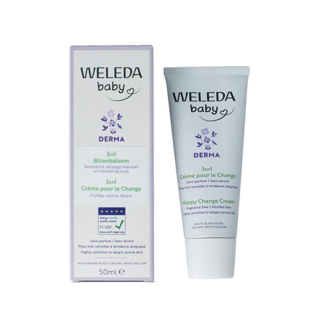 Baume pour le change 3 en 1 Baby Derma bio 50 millilitres