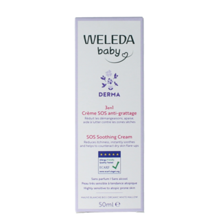 Weleda Crema SOS 3 en 1 Baby Derma Bio 50 mililitros