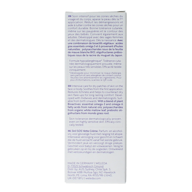 Baby derma 3 in 1 SOS creme bio 50 Milliliter