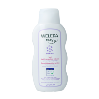 Weleda Baby derma 3 en 1 Lait corporel Bio 200 millilitres