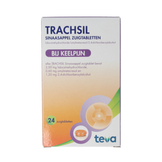 Teva Trachsil orange 24 Lozenges