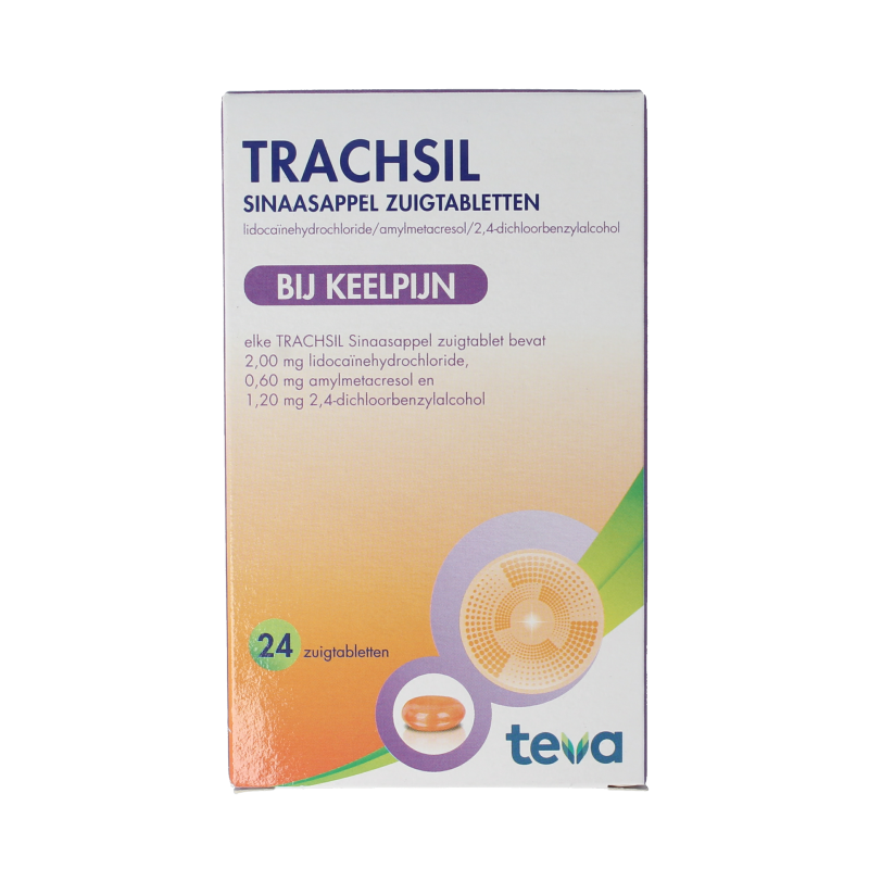 Teva Trachsil naranja 24 pastillas para chupar