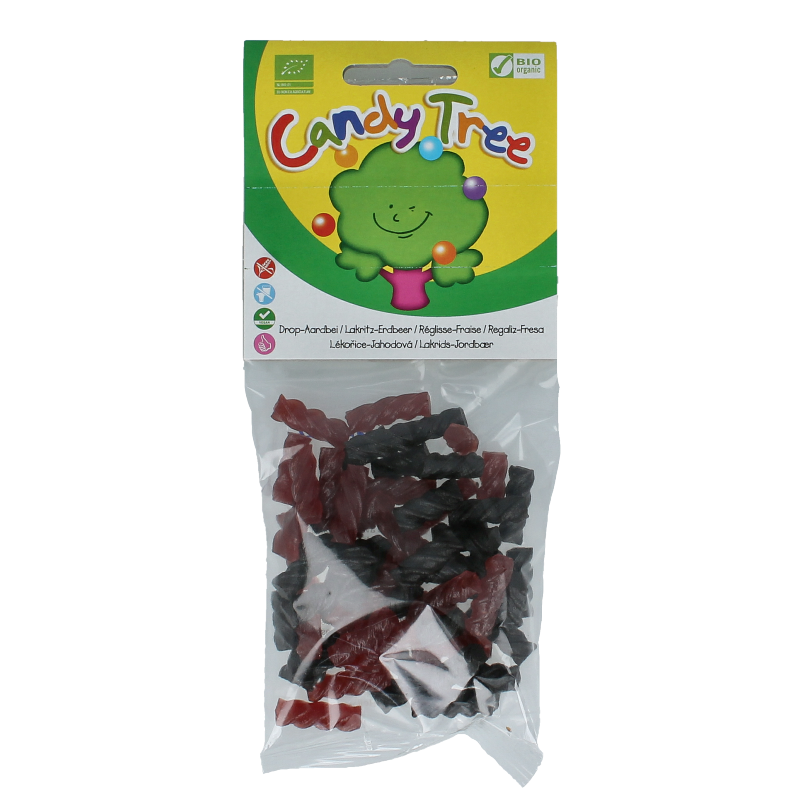 Candy Tree Drop aardbei mix bio 75 Gram