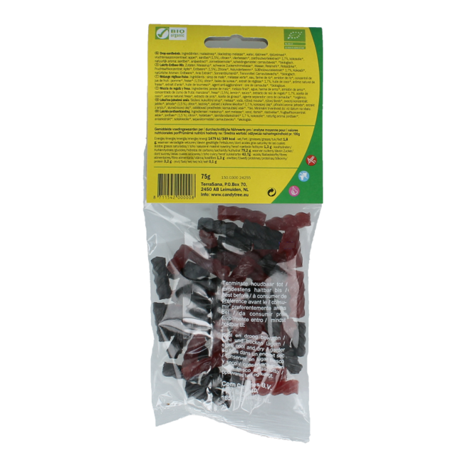 Lakritz-Erdbeer-Mix Bio 75 Gramm