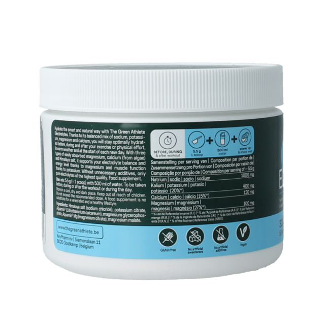 The Green Athlete Electrolytes pure 320 Gramm