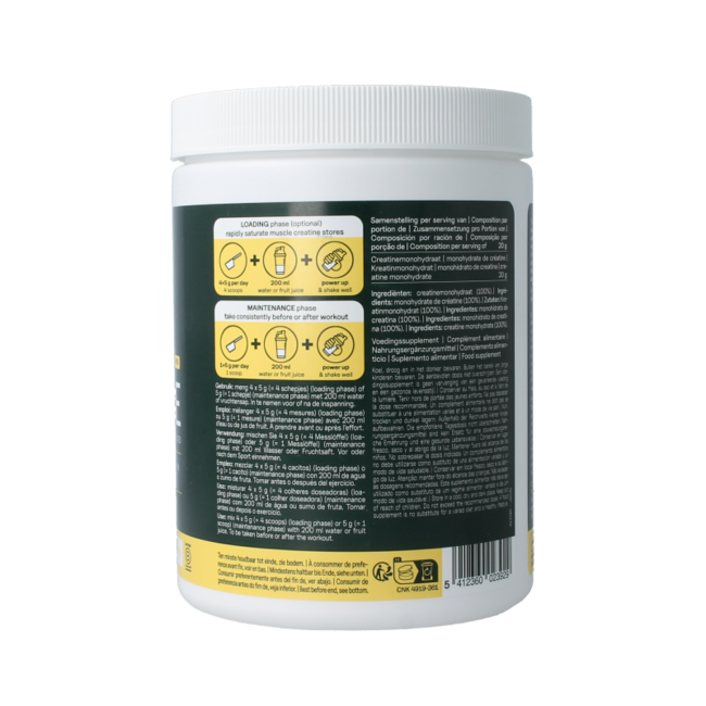 The Green Athlete Creatine 400 Gramm