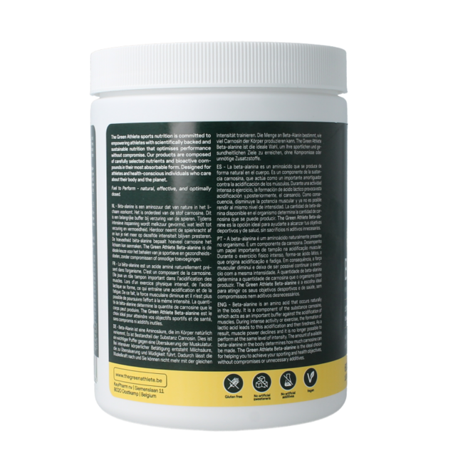 The Green Athlete Beta alanine 600 Gramos