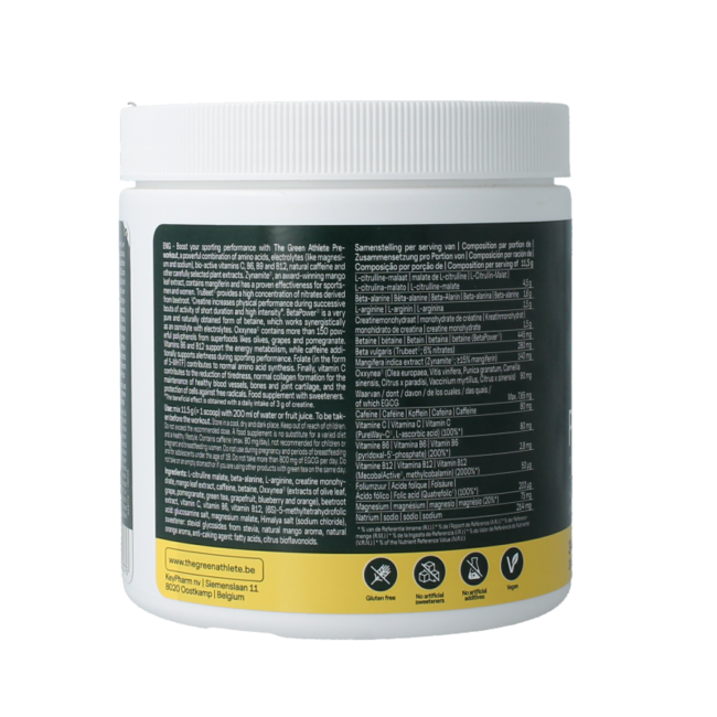 Pre workout 345 Grammes
