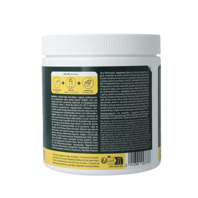 Pre workout 345 Grammes
