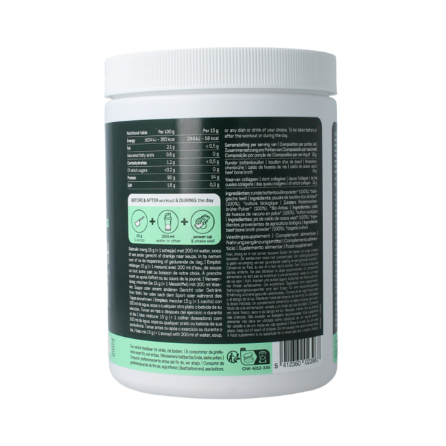 The Green Athlete Beef bone broth bio 225 Gramos