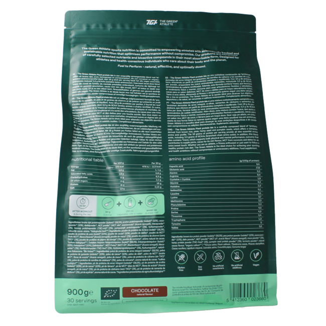Pflanzenprotein Schoko Bio 900 Gramm