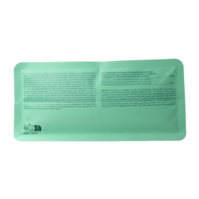 The Green Athlete Concentrado de proteína de suero de leche bio sin sabor 900 gramos