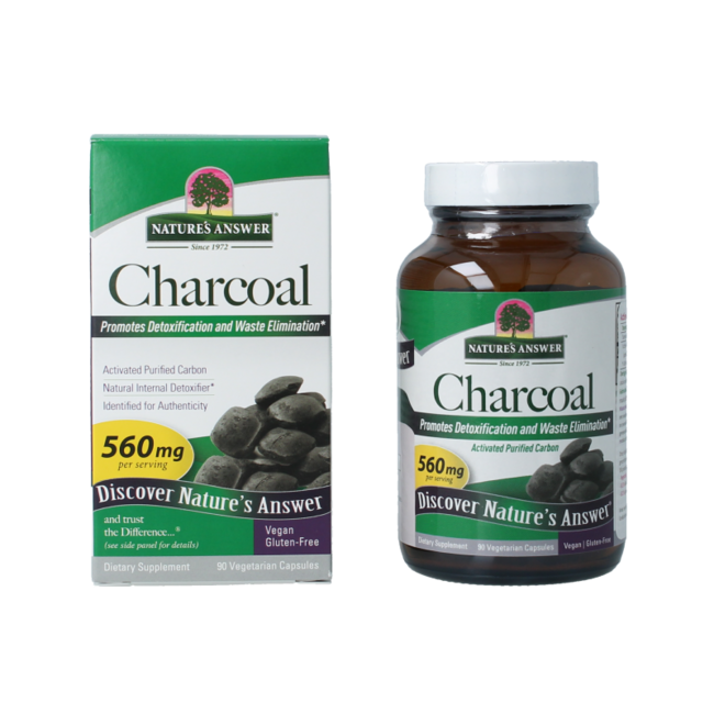 Natures Answer Charcoal activated 90 Capsules