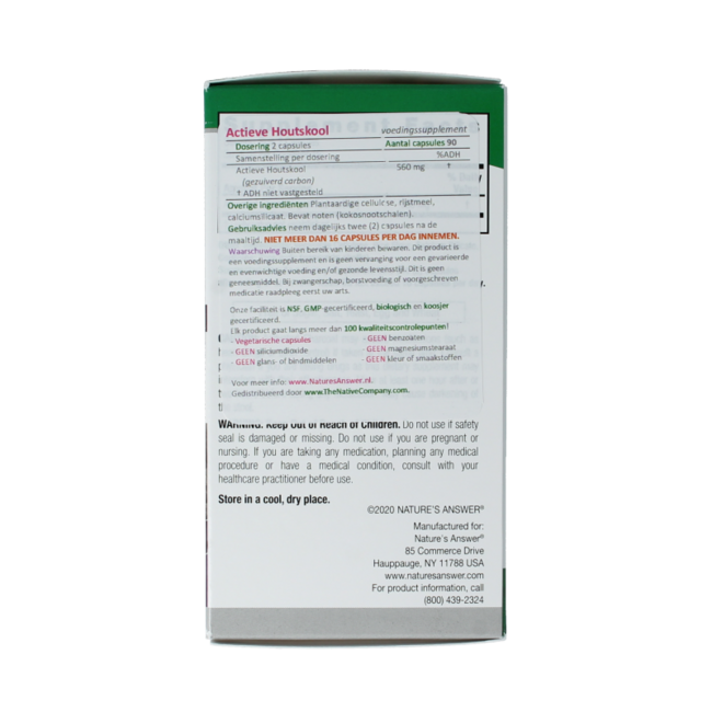 Carbone Attivo Natures Answer 90 Capsule