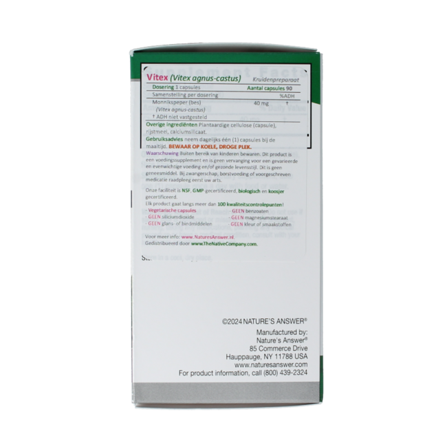 Natures Answer Vitex agnus-castus 90 gélules
