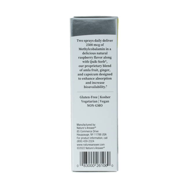 Nature's Answer Methyl B12 Spray 30ml